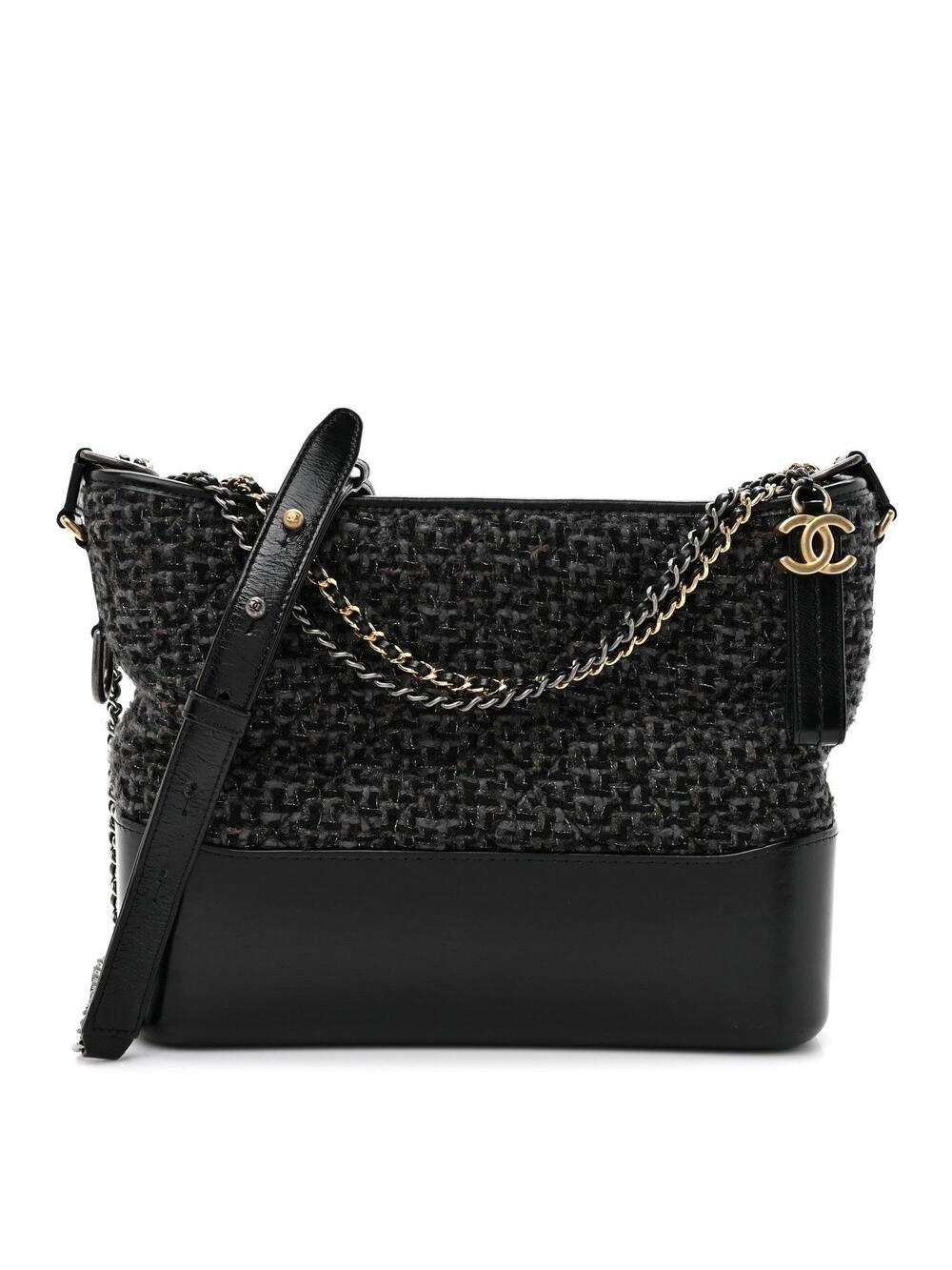 Chanel Tweed Calfskin Quilted Medium #330770C28B